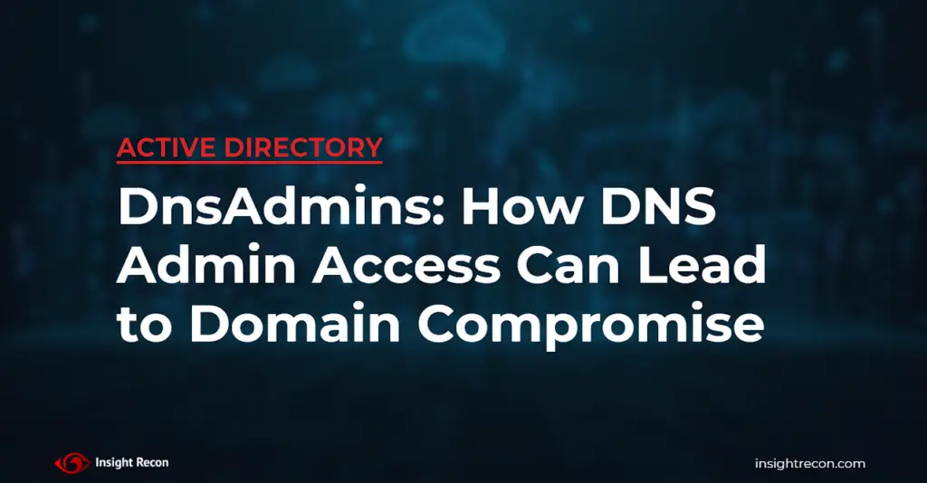 Blog article feature image for DnsAdmins Group membership